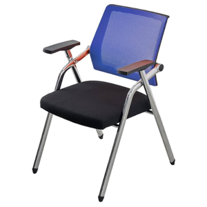 Ghế đào tạo gấp gọn chân inox lưng lưới 