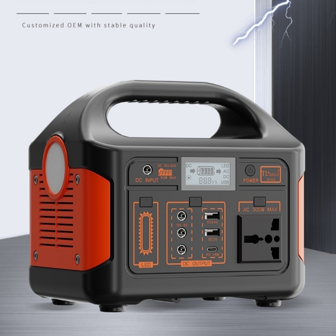 Pin Lưu Điện Di Động 500W 220V – Trạm Sạc Dã Ngoại Lithium Sắt Phosphate (LiFePO4) Cao Cấp