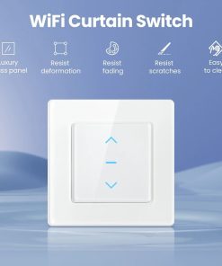 Wifi nhà thông minh Rèm ứng dụng thời gian điều khiển bằng giọng nói điện con lăn màn trập