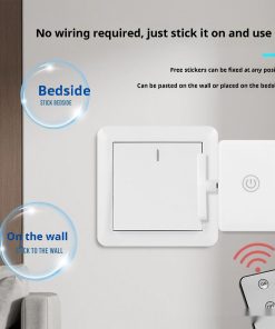 Công Tắc Điều Khiển Đèn Từ Xa Không Dây – Bộ Remote Bật/Tắt Đèn Sạc Pin Tiện Lợi